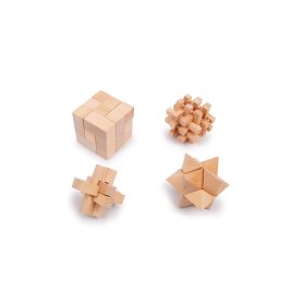 Set de puzzle din lemn Small Foot 4 buc