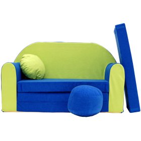Canapea pentru copii Albastru-verde, Welox