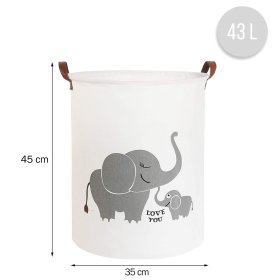 Coș pentru jucării elefanți, Ourbaby®