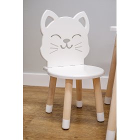 Scaun pentru copii - Pisica - alb, Ourbaby®