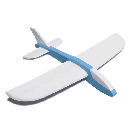 Avion de aruncare FLY-POP - albastru