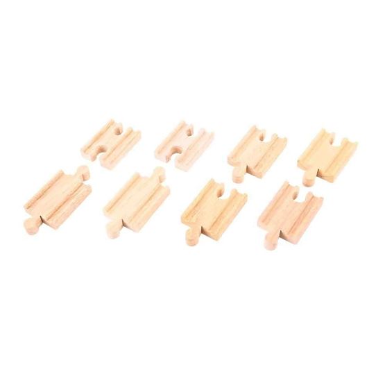 Bigjigs Rail Rail conectori 7 cm 8 buc