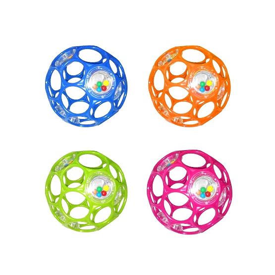 Bright Starts - Jucărie/ sunătoare Oball Rattle 10 cm