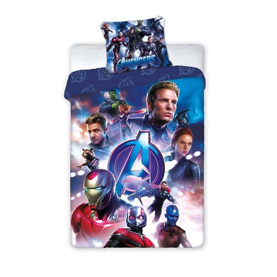 Lenjerie de pat pentru copii 140x200 cm + 70x90 cm Avengers