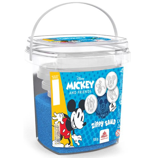 Nisip kinetic Mickey - albastru + forme