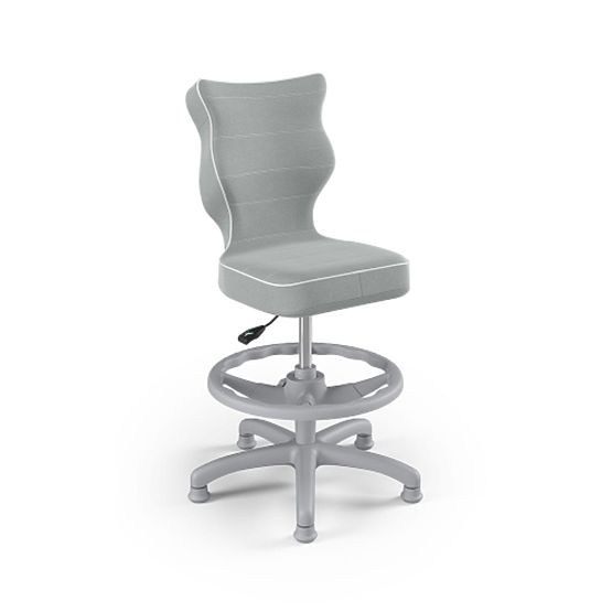 Scaun ergonomic pentru copii ajustabil la înălțimea de 119-142 cm - gri