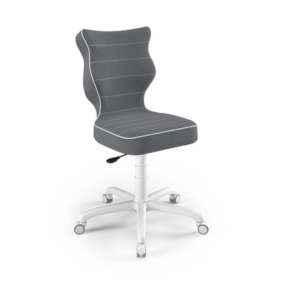 Scaun ergonomic pentru birou ajustat la înălțimea de 146-176,5 cm - gri închis