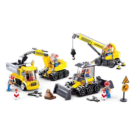 Set de construcție Sluban Town Constructori M38-B0810 - Șantier