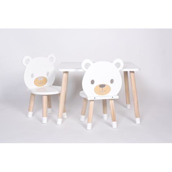 Set de masă și scaune - Urs