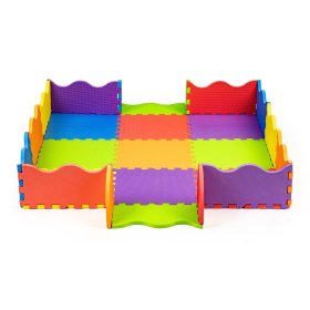 Tampon de spumă - puzzle colorat