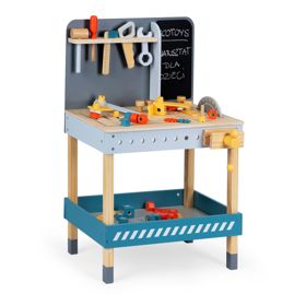 Atelier din lemn cu unelte - 47 piese ECOTOYS, EcoToys