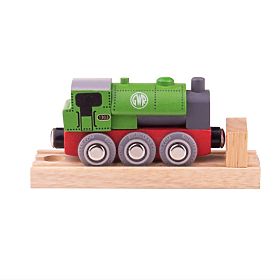 Locomotiva din lemn Bigjigs Rail GWR verde