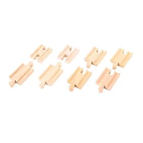 Bigjigs Rail Rail conectori 7 cm 8 buc