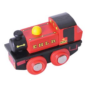 Bigjigs Rail Replica din lemn a locomotivei EHLR Jack, Bigjigs Rail