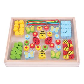 Bigjigs Toys Snur margele Lunca, Bigjigs Toys