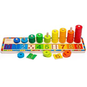 Bigjigs Toys Tabla Jigsaw cu numere, Bigjigs Toys