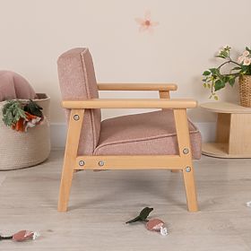 Fotoliu retro roz pentru copii Sakura, Ourbaby®