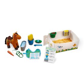 Îngrijirea cailor - set de joacă, Melissa & Doug