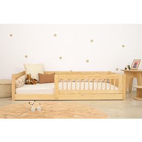 Pat de copii Montessori Ourbaby Plus - natural