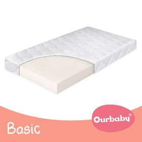 Saltea din spumă BASIC - 120x60 cm, Ourbaby®