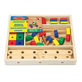 Set constructie lemn - 48buc, Melissa & Doug