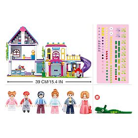 Set de construcție Sluban Girls Dream M38-B0974 - Vilă distractivă, Sluban