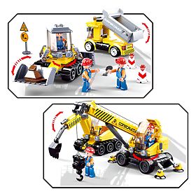 Set de construcție Sluban Town Constructori M38-B0810 - Șantier, Sluban