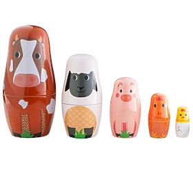 Tidlo Matryoshka animal de fermă