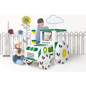 Tractor de carton